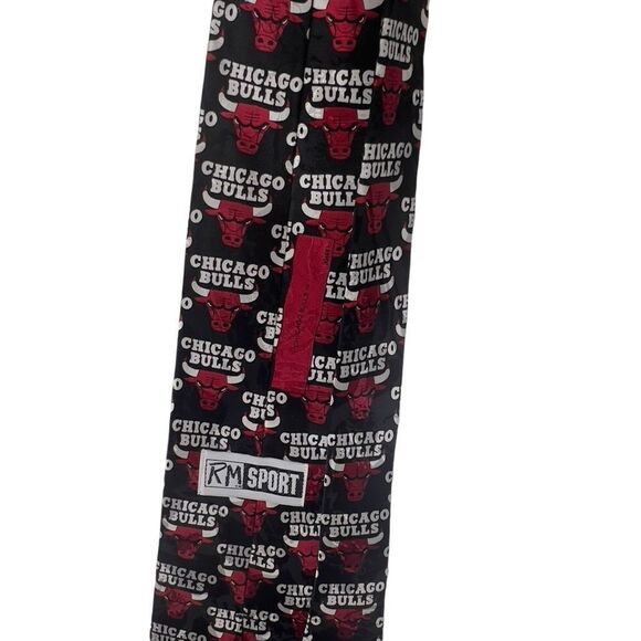 Lot Michael Jordan X Bugatchi Vintage silk Neck Tie Jordan 23 AND vtg BULLS tie - Picture 12 of 14